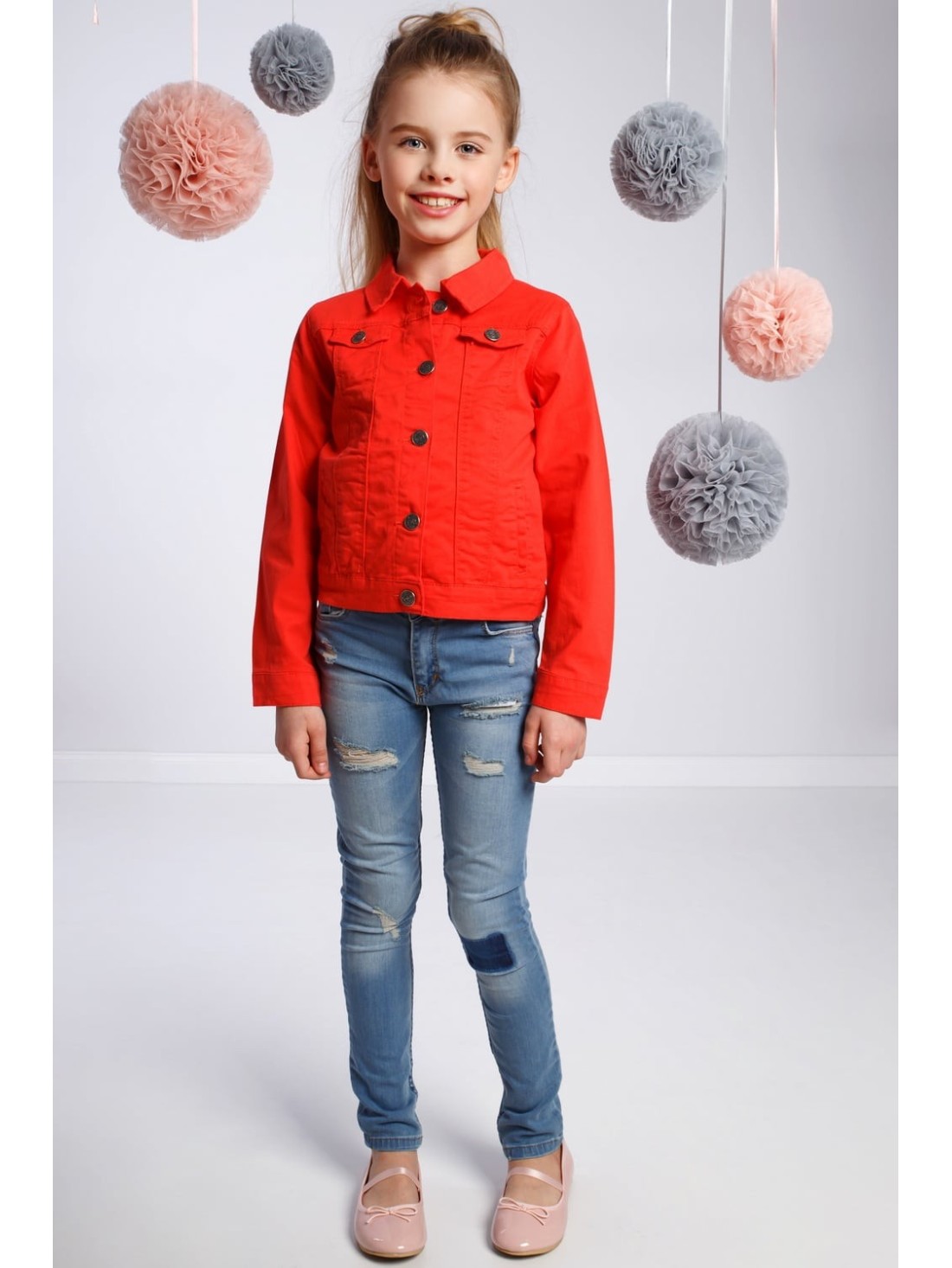 Kinderjeans mit Abschürfungen NDZ201 - Online-Shop - Boutique